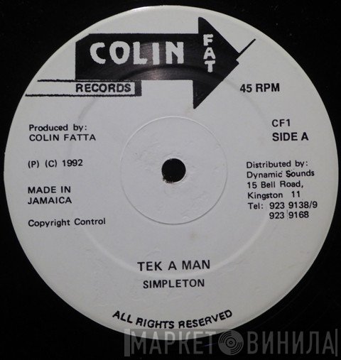 Simpleton  - Tek A Man