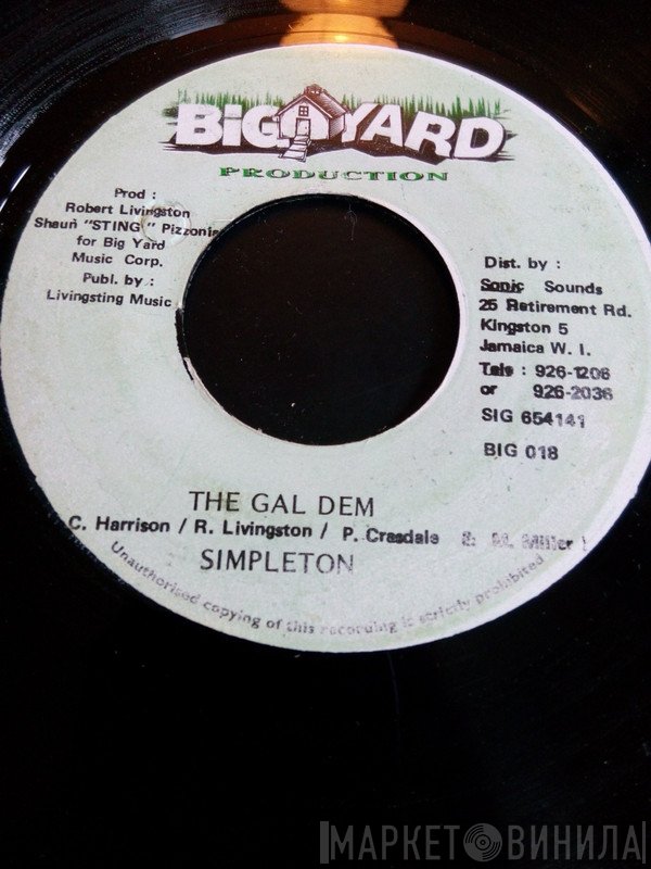 Simpleton  - The Gal Dem