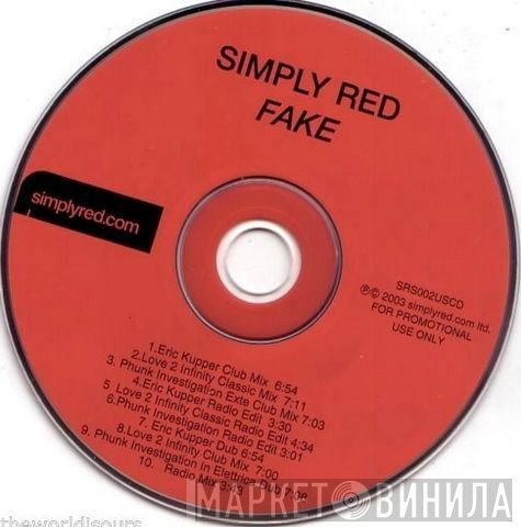 Simply Red  - Fake