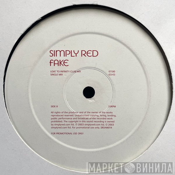 Simply Red - Fake