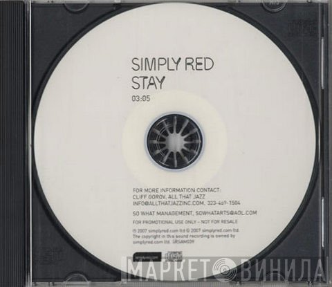 Simply Red  - Stay