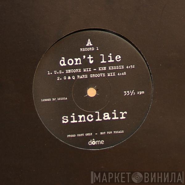 Sinclair - Don't Lie