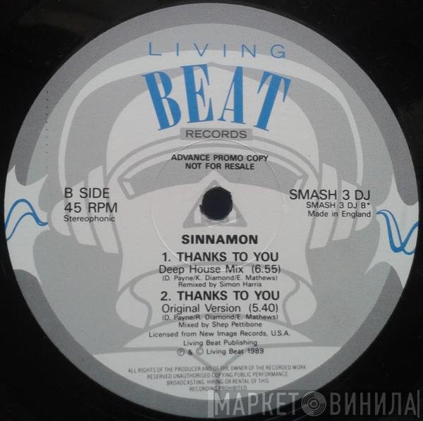 Sinnamon - Thanks To You