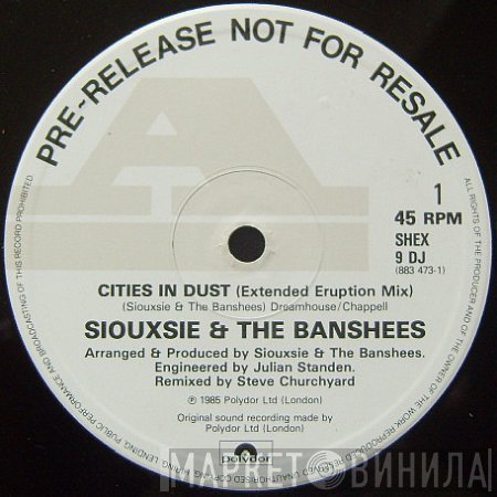 Siouxsie & The Banshees  - Cities In Dust