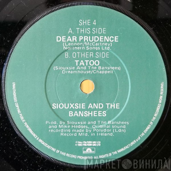 Siouxsie & The Banshees  - Dear Prudence