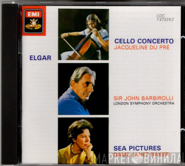 Sir Edward Elgar, Jacqueline Du Pré, Sir John Barbirolli, The London Symphony Orchestra, Janet Baker - Cello Concerto / Sea Pictures