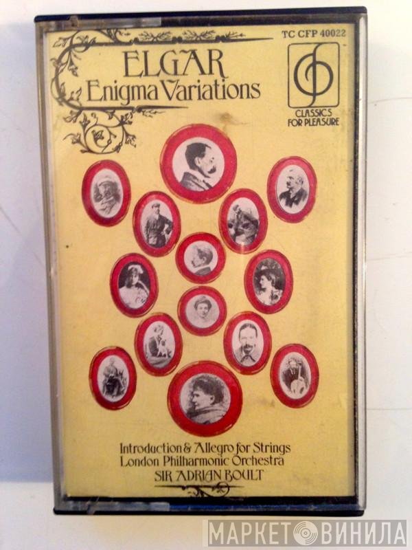Sir Edward Elgar, The London Philharmonic Orchestra, Sir Adrian Boult - Enigma Variations / Introduction & Allegro For Strings