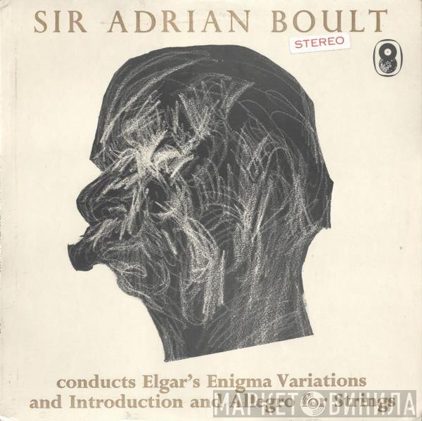 Sir Edward Elgar, Sir Adrian Boult - Sir Adrian Boult Conducts Elgar's Enigma Variations And Introduction And Allegro For Strings