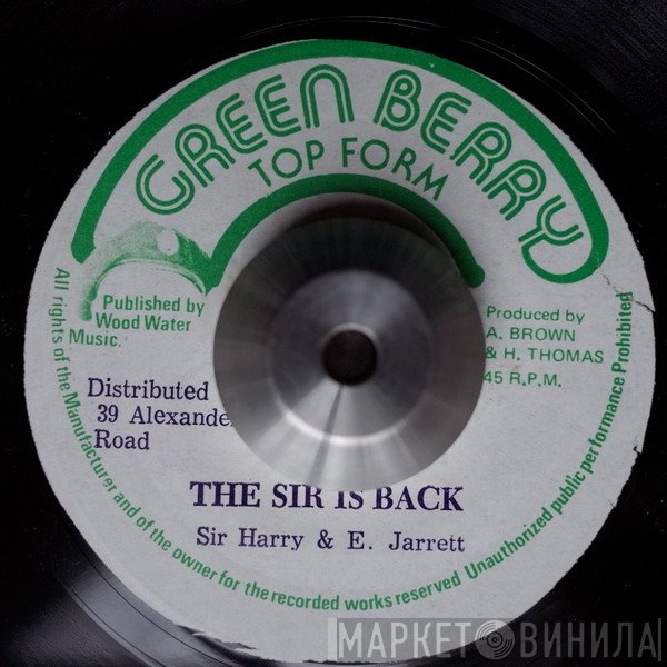 Sir Harry , Euda Jarrett - The Sir Is Back