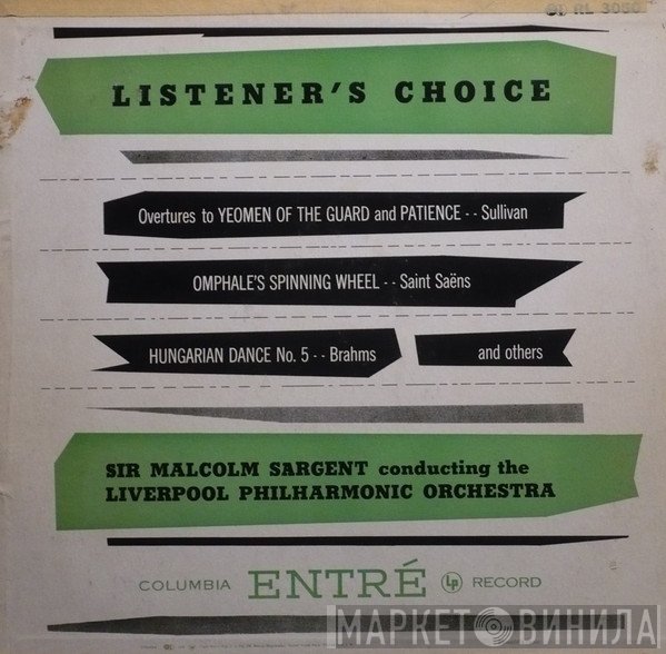 Sir Malcolm Sargent Conducting The Royal Liverpool Philharmonic Orchestra  - Listener's Choice