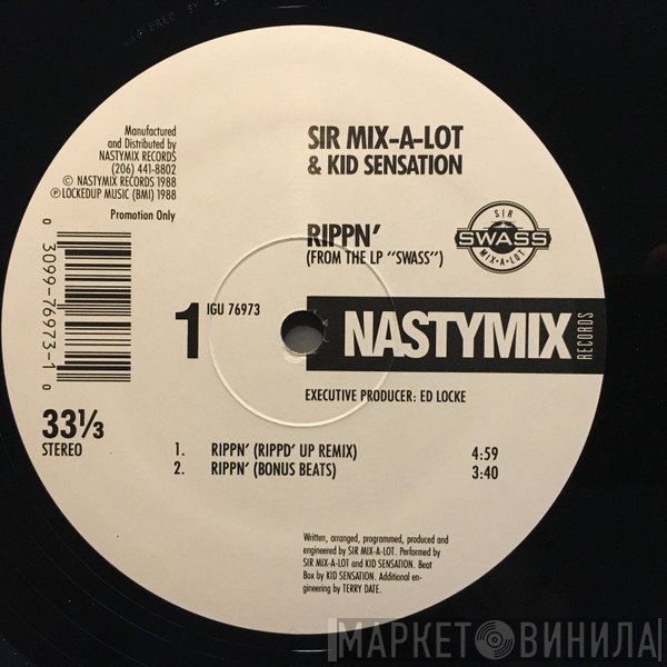 Sir Mix-A-Lot - Rippin' / Attack On The Stars