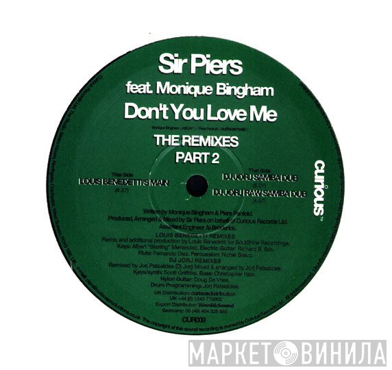 Sir Piers, Monique Bingham - Don't You Love Me (The Remixes Part 2)