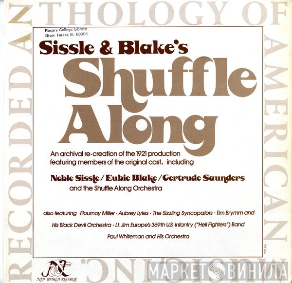 Sissle & Blake  - Shuffle Along