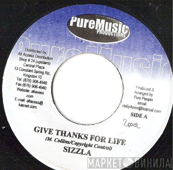 Sizzla, Delly Ranks, Christopher  - Give Thanks For Life / Ready For Love