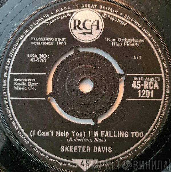 Skeeter Davis - (I Can't Help You) I'm Falling Too