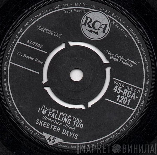 Skeeter Davis - (I Can't Help You) I'm Falling Too