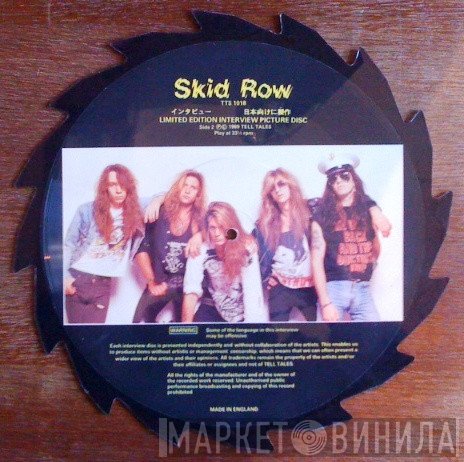 Skid Row  - Interview Picture Disc