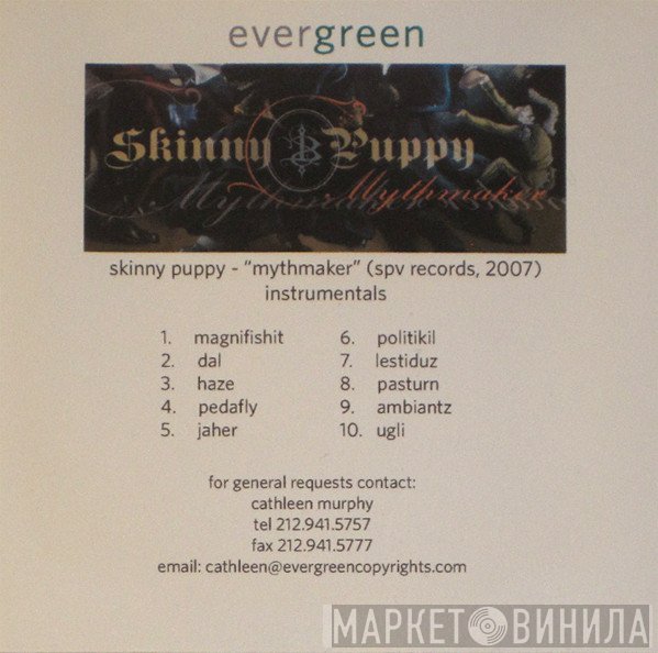 Skinny Puppy  - Mythmaker Instrumentals
