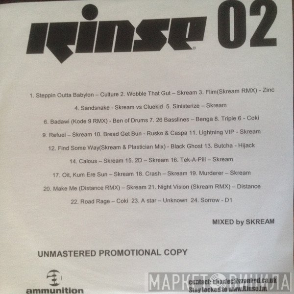 Skream  - Rinse: 02