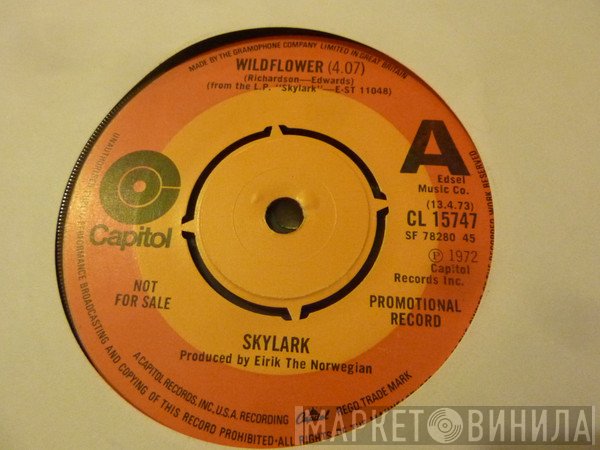 Skylark  - Wildflower / The Writing's On The Wall