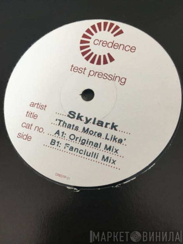 Skylark - That's More Like It