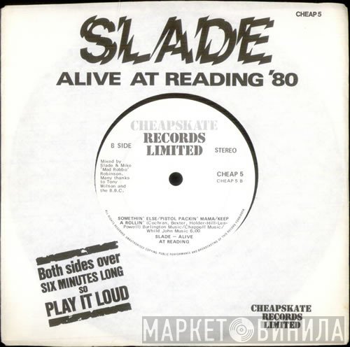 Slade - Alive At Reading '80