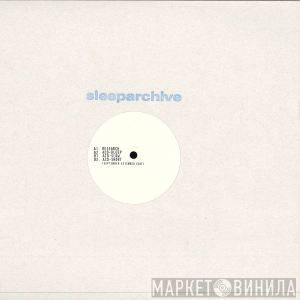 Sleeparchive - Research EP