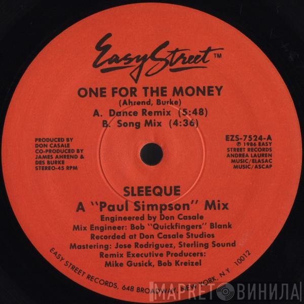 Sleeque - One For The Money