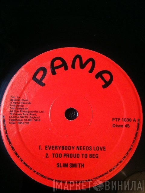 Slim Smith - Everybody Needs Love
