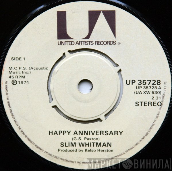 Slim Whitman - Happy Anniversary