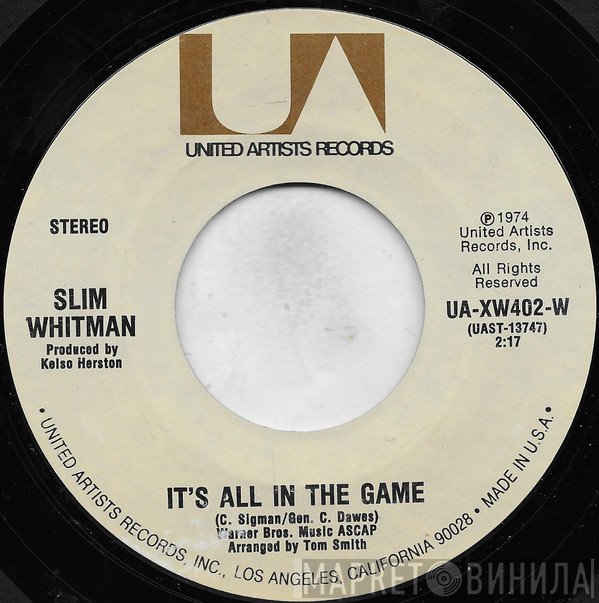 Slim Whitman  - It's All In The Game