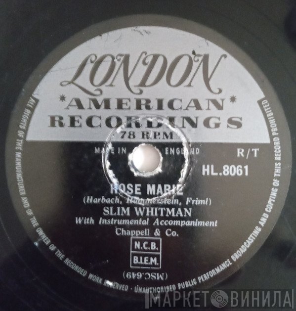 Slim Whitman - Rose Marie / We Stood At The Altar