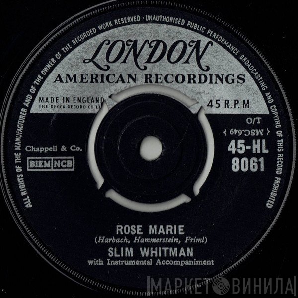 Slim Whitman - Rose-Marie / We Stood At The Altar
