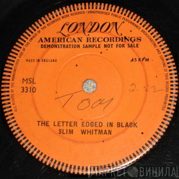 Slim Whitman - The Letter Edged In Black