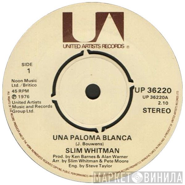 Slim Whitman - Una Paloma Blanca