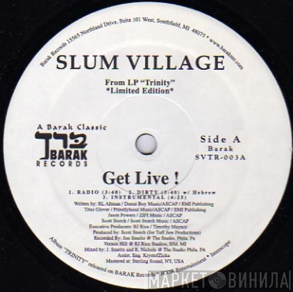 Slum Village  - Get Live! / One
