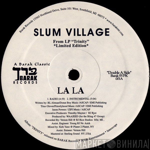 Slum Village, Phat Kat - La La / Club Banger