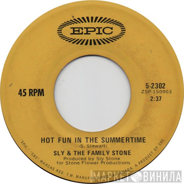 Sly & The Family Stone  - Hot Fun In The Summertime / M'Lady