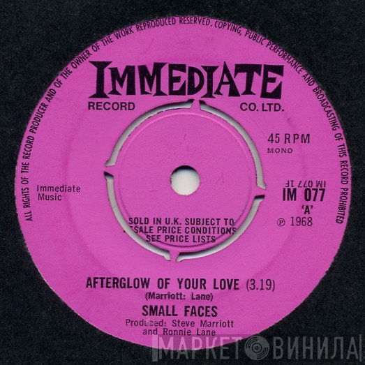 Small Faces - Afterglow Of Your Love / Wham Bam Thank You Man