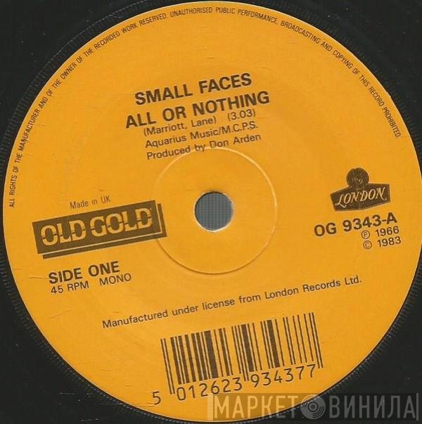Small Faces - All Or Nothing / My Mind's Eye