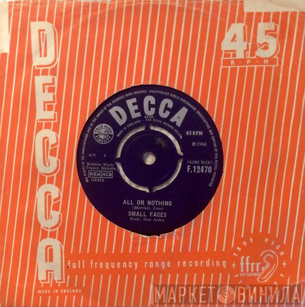 Small Faces - All Or Nothing
