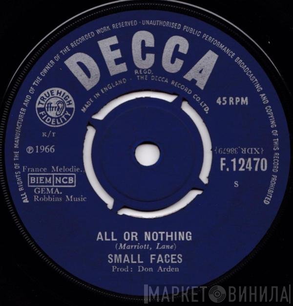 Small Faces - All Or Nothing