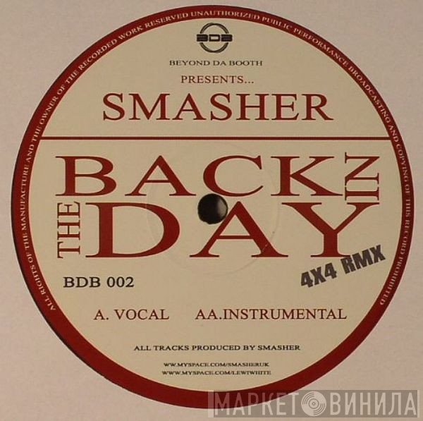 Smasher - Back In The Day (4x4 Remix)