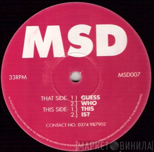 Smokey D - Guess Who This Is?