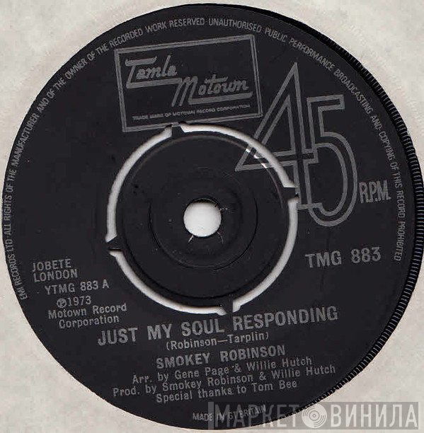 Smokey Robinson - Just My Soul Responding