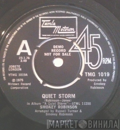 Smokey Robinson - Quiet Storm