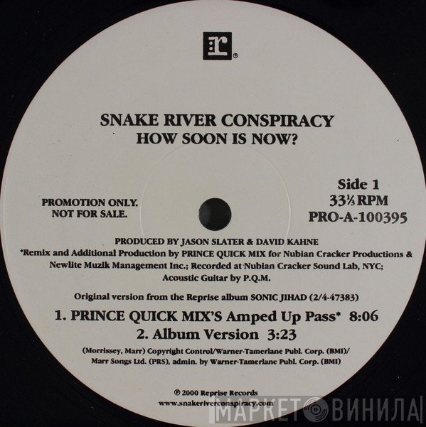 Snake River Conspiracy - How Soon Is Now?