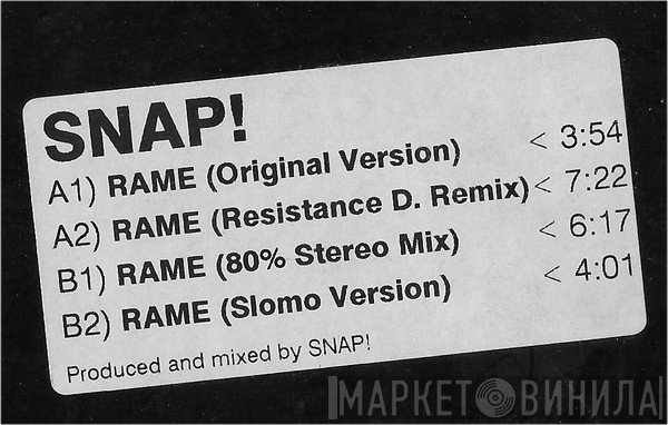Snap!  - Rame