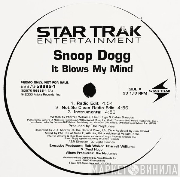 Snoop Dogg, Rosco P. Coldchain - It Blows My Mind / Hot