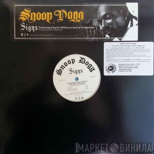 Snoop Dogg Featuring Charlie Wilson & Justin Timberlake  - Signs